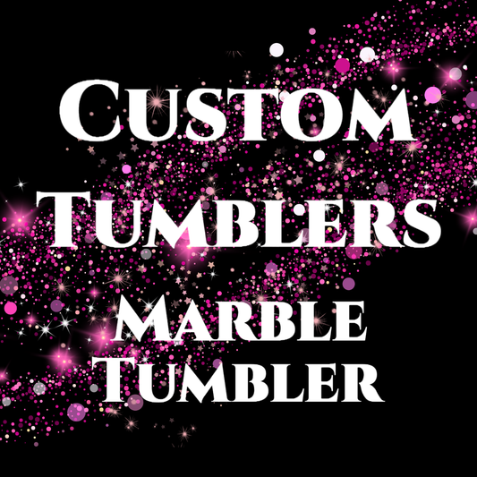 Custom Marble Tumbler